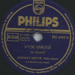 Johnny Meyer, Akkordeon - Pigalle / Valse unique
