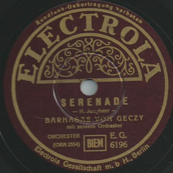 Barnabas von Geczy Orch. - Serenade / Herbstgold