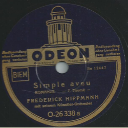 Frederick Hippmann - Simple aveu / Serenata amorosa