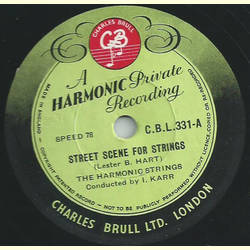 The Harmonic Strings, I. Karr - Street Scene for Strings / Scurry for Strings