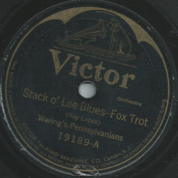 Warings Pennsylvanians / The Virginians - Stack o Lee Blues / Stavin Change