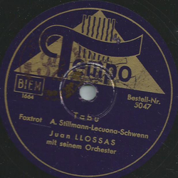 Juan Llossas mit seinem Orchester - Tabu / Panama