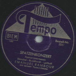Emanuel Rambour Orch. /Jean Gulesko - Spatzenkonzert /...