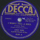 Andy Kirk and his Clouds of Joy - I wont tell a soul /...