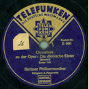 Berliner Philharmoniker - Ouverture zu der Oper: Die...