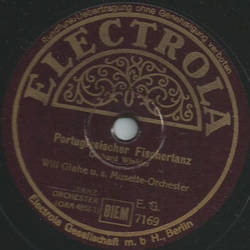 Will Glah und sein Musette-Orchester - Portugiesischer...