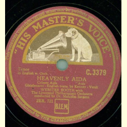 Webster Booth - Heavenly Aida / On with the Motley