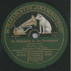 Max Kuttner - Rheinsehnsucht (Hermann Krome) / Zu R�desheim in der Drosselgass