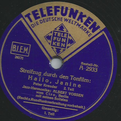 Jazz-Harmonika Albert Vossen - Hallo Janine