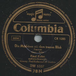 Paul Kuhn - Die Mädchen mit dem treuen Blick / Allerhand,...