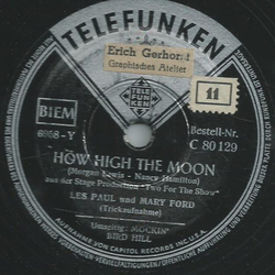 Les Paul und Mary Ford - How High The Moon / Mockin Bird...