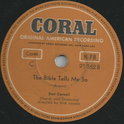 Dan Cornell - Love is a Many-Splendored Thing / The Bible tells me so
