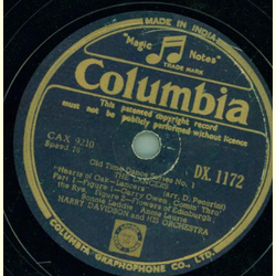 Harry Davidson and his Orchestra - Old Time Dance Series No. 1 The Lancers (2 Platten)