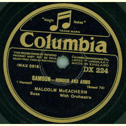 Malcolm McEachern -  Samson - Honour and Amrs / Judas...