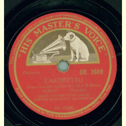 Serge Koussevitzky and the Boston Symphony Orchestra -...