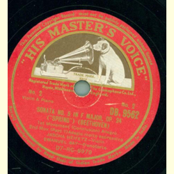Jascha Heifetz  - Sonata No. 5 in F Major Op. 24...