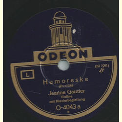 Jeanne Gautier - Humoreske / Chant russe