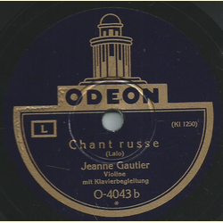 Jeanne Gautier - Humoreske / Chant russe