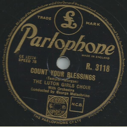 The Luton Girls Choir - Count your blessings / Break of day