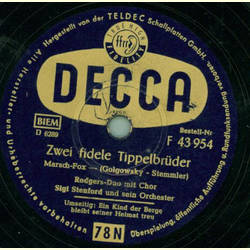 Rodgers-Duo mit Chor - Zwei fidele Tippelbrüder / Ein...