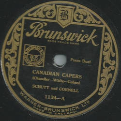 Schutt and Cornell - Canadian Capers / Flapperette