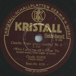 Charlie Kunz - Charlie Kunz Piano Medley No. R. 5