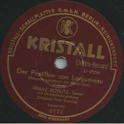 Franz Koblitz - Winterlied / Der Postillon von Lonjumeau