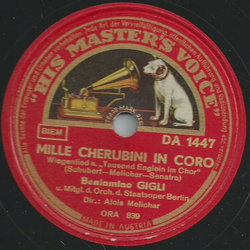 Beniamino Gigli - Mille Cherubini in Coro / Non ti scordar di me