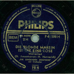 Die singenden Seesterne - Die Mdchen mit dem treuen Blick / Die blonde Marein ist wie eine Rose