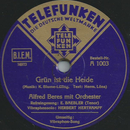 Alfred Beres mit Orchester / Salon-Orchester - Grn ist...