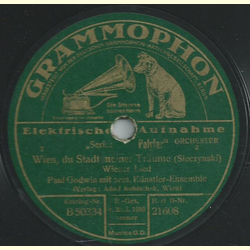 Paul Godwin mit sein. Künstler-Ensemble - Wien, du Stadt...