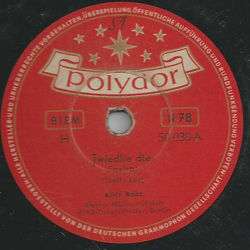 Alice Babs - Twiedlie die / Dong Dingel-Dang