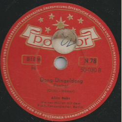 Alice Babs - Twiedlie die / Dong Dingel-Dang