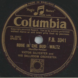 Victor Silvester and his Ballroom Orchestra - Rose in the bud / At sundown 