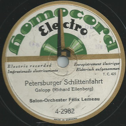 Salon-Orchester Felix Lemeau - Petersburger...