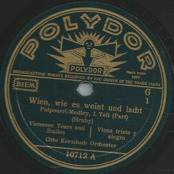 Otto Kermbach Orchester - Wien, wie es weint und lacht,...