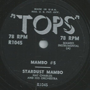 Nat Charles and his Orchestra - a) Mambo #5 b) Stardust...
