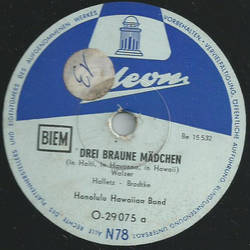 Honolulu Hawaiian Band - Drei braune Mädchen / Smoky