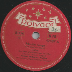 Helmut Zacharias - Moulin Rouge / Ein Walzer für zwei