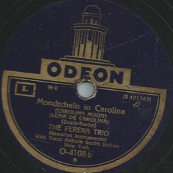 The Ferera Trio - Die Parade der Geliebten / Mondschein in Carolina