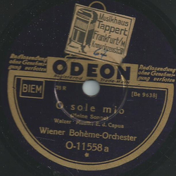 Wiener Bohéme-Orchester - O sole mio / La Paloma