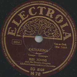 Bibi Johns und das Hansen-Quartett - Katharina / Nimmt...