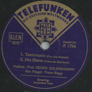 Georg Kulenkampff, Violine und Franz Rupp, Flgel - 1....