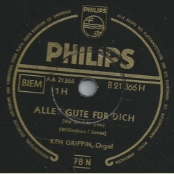 Ken Griffin, Orgel - Alles Gute fr Dich / Dampfer-Serenade