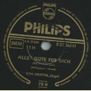 Ken Griffin, Orgel - Alles Gute für Dich / Dampfer-Serenade