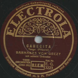 Barnabas von Geczy - Cabecita / Die trumende Melodie