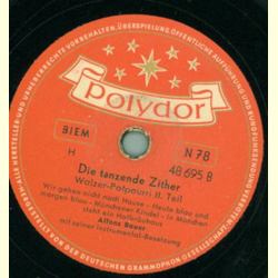 Alfons Bauer mit seiner Instrumental-Besetzung - Die tanzende Zither,
