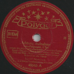 Josef Niessen - Achtung Aufnahme - Tanzpotpourri