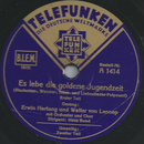 Erwin Hartung und Walter von Lennep - Es lebe die goldene...