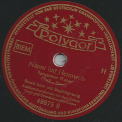 Bruce Low mit dem Cornel-Trio  - Tabak und Rum / Nanni hat Heimweh